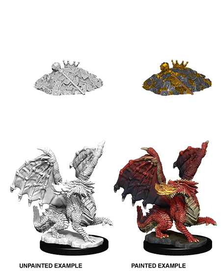 D&D NOLZUR'S MARVELOUS MINIATURES RED DRAGON WYRMLING1