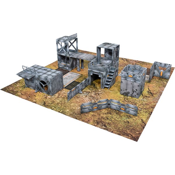 HALO: FLASHPOINT- DELUXE BUILDABLE 3D MODULAR TERRAIN SET1