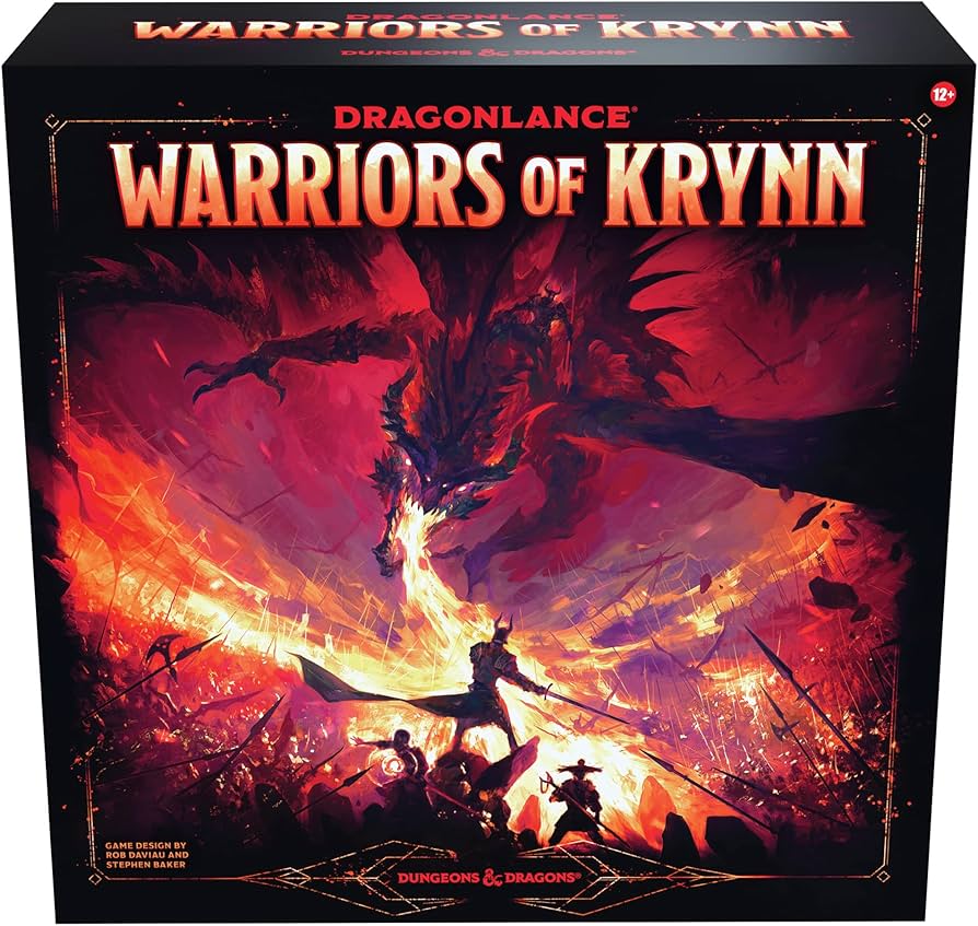 D&D, 5E: DRAGONLANCE- WARRIORS OF KRYNN BOARDGAME1