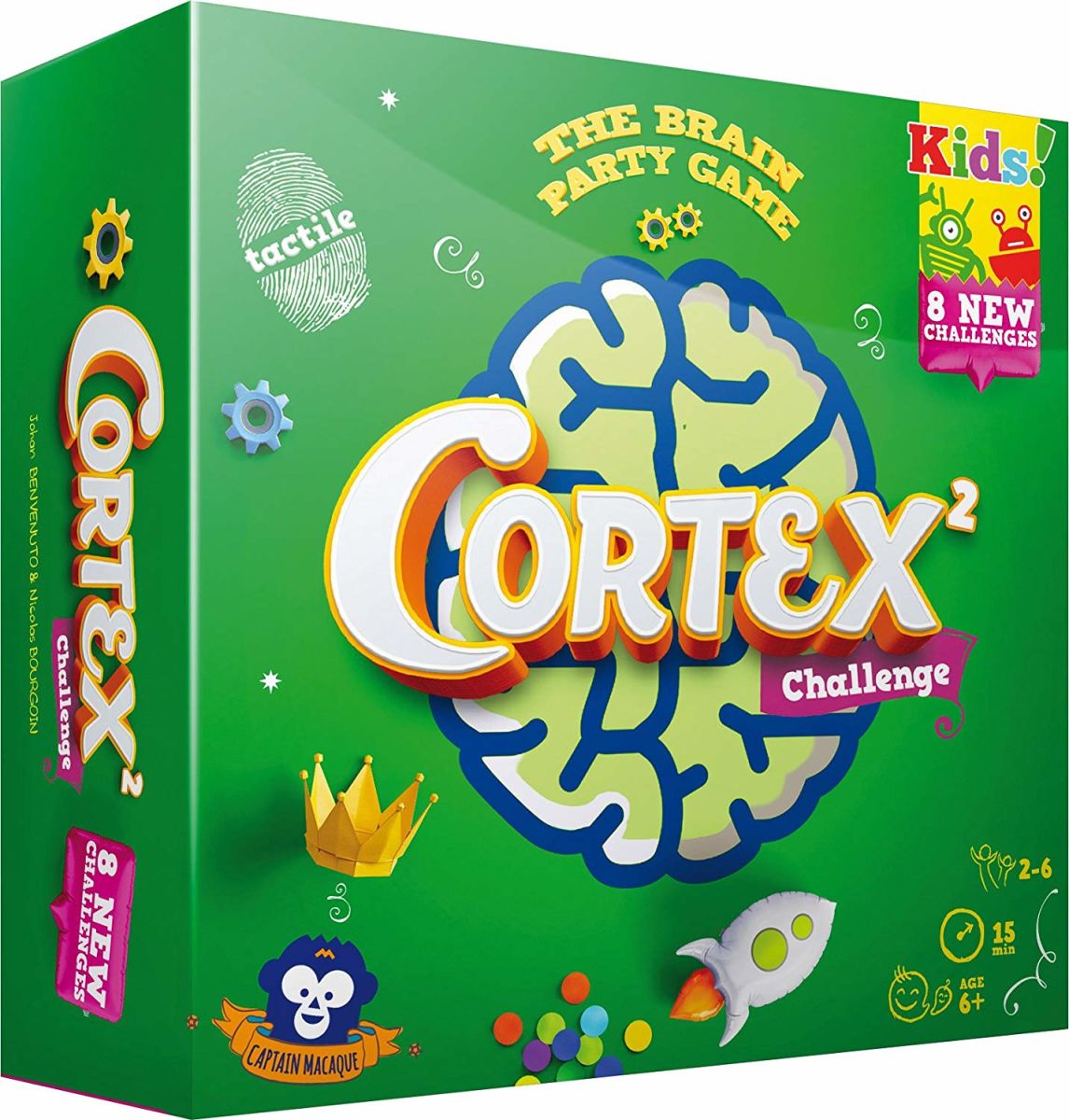 CORTEX KIDS 2 CHELLENGE (VERDE) (ESPAÑOL/INGLES/PORTUGUES/FRANCES)1