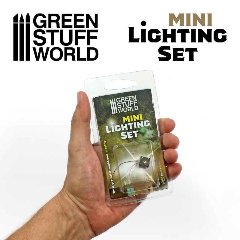 MINI SET DE ILUMINACIÓN CON INTERRUPTOR Y PILA CR9272