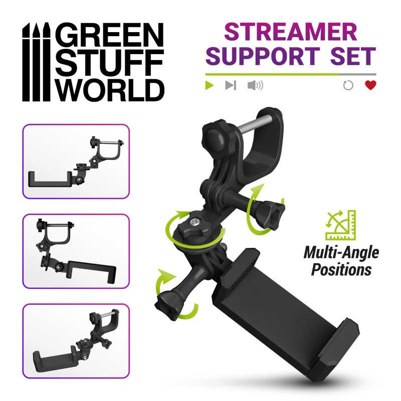 SET SOPORTE STREAMER PARA LAMPARA DE ARCO LED2