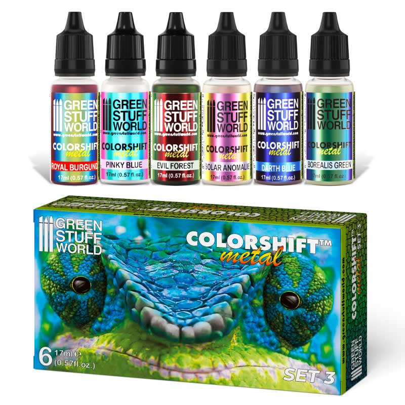SET PINTURA - PAINT SET - COLORSHIFT CHAMALEON 31
