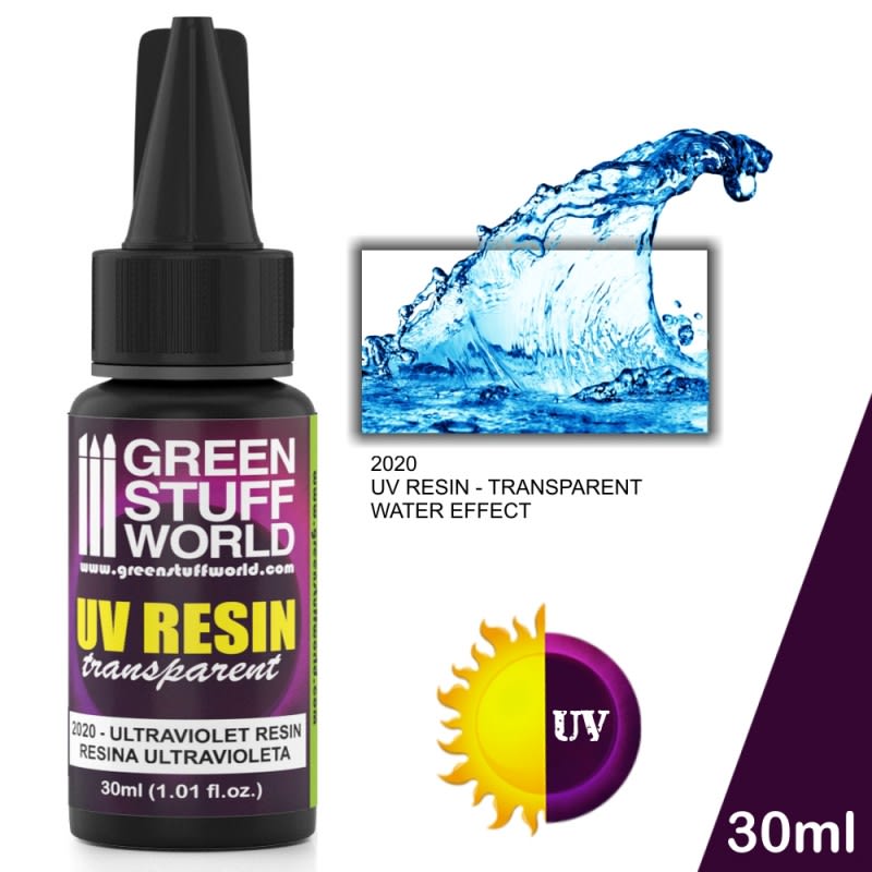 RESINA ULTRAVIOLETA 30ML - EFECTO AGUA1
