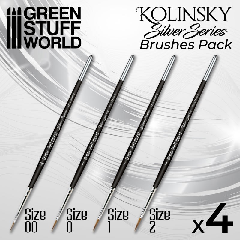 SILVER SERIES SET PINCELES KOLINSKY1