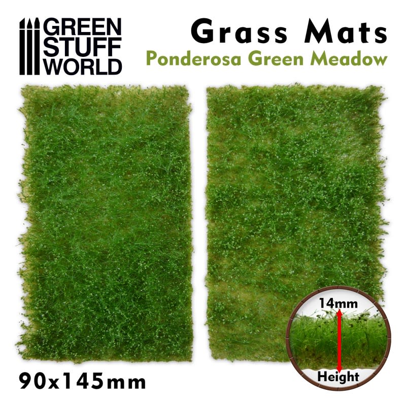 TAPETES RECORTADOS DE HIERBA - PRADERA VERDE PONDEROSA1