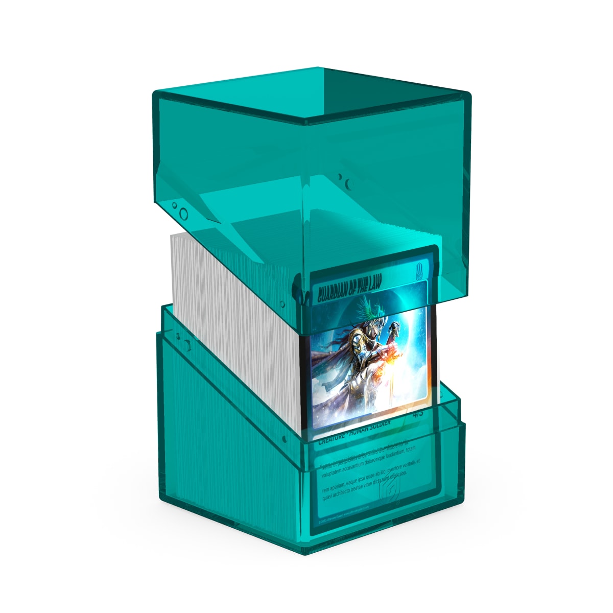 DECK CASE: BOULDER 100+ STANDARD SIZE- CLEAR MALACHITE1
