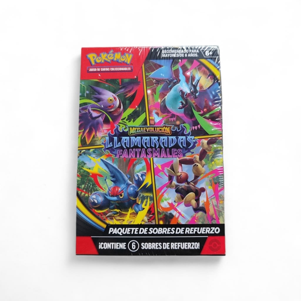 POKEMON TCG: SPANISH MEGA EVOLUTION 02 PHANTASMAL FLAMES- BOOSTER BUNDLE1