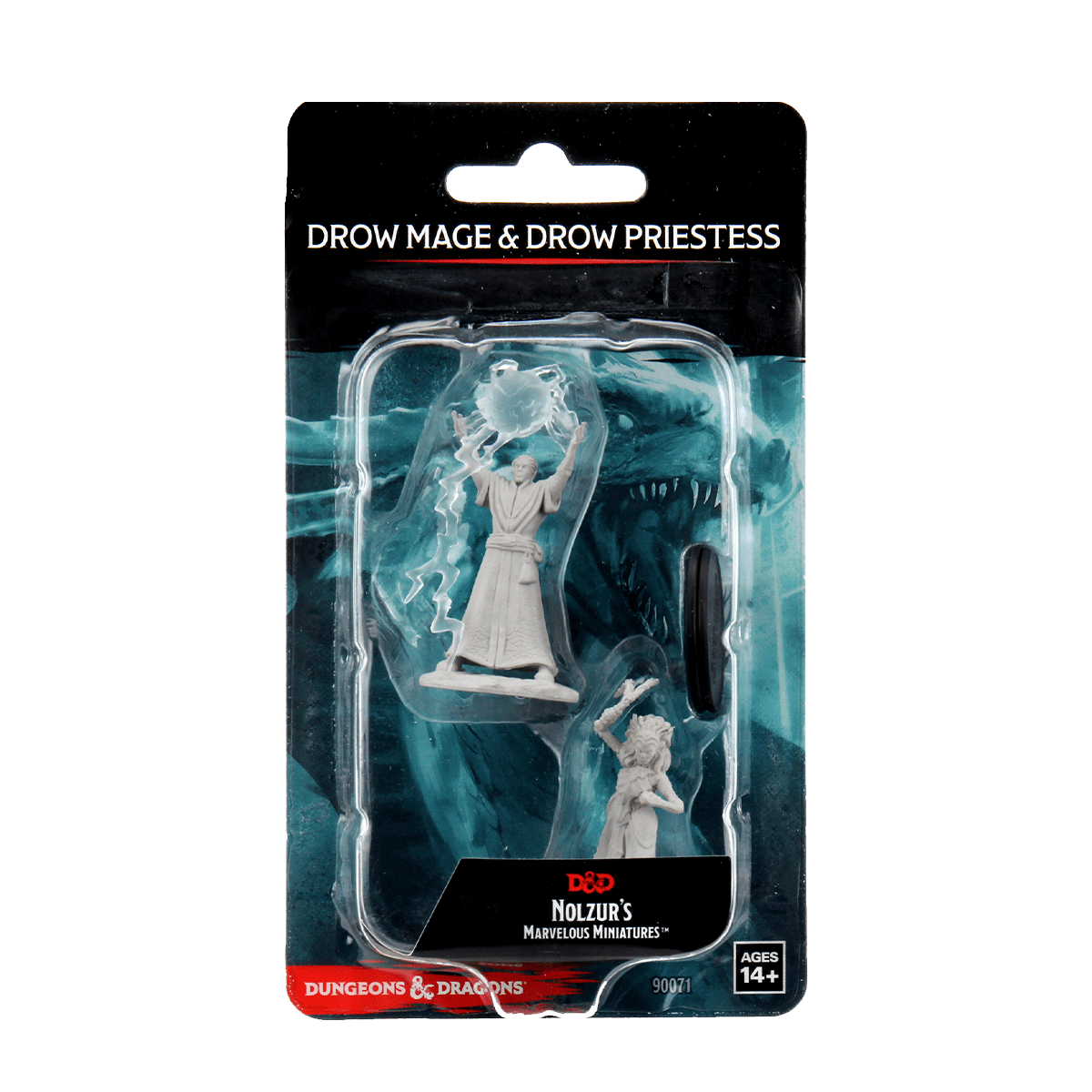 D&D NOLZUR'S MARVELOUS MINIATURES: DROW MAGE & DROW PRIESTESS1