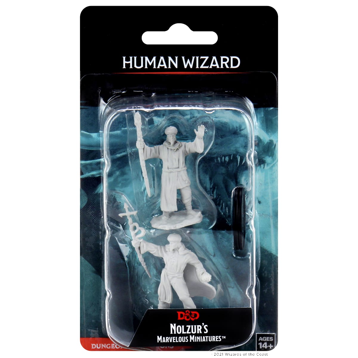 D&D NOLZUR'S MARVELOUS MINIATURES: HUMAN WIZARD MALE1