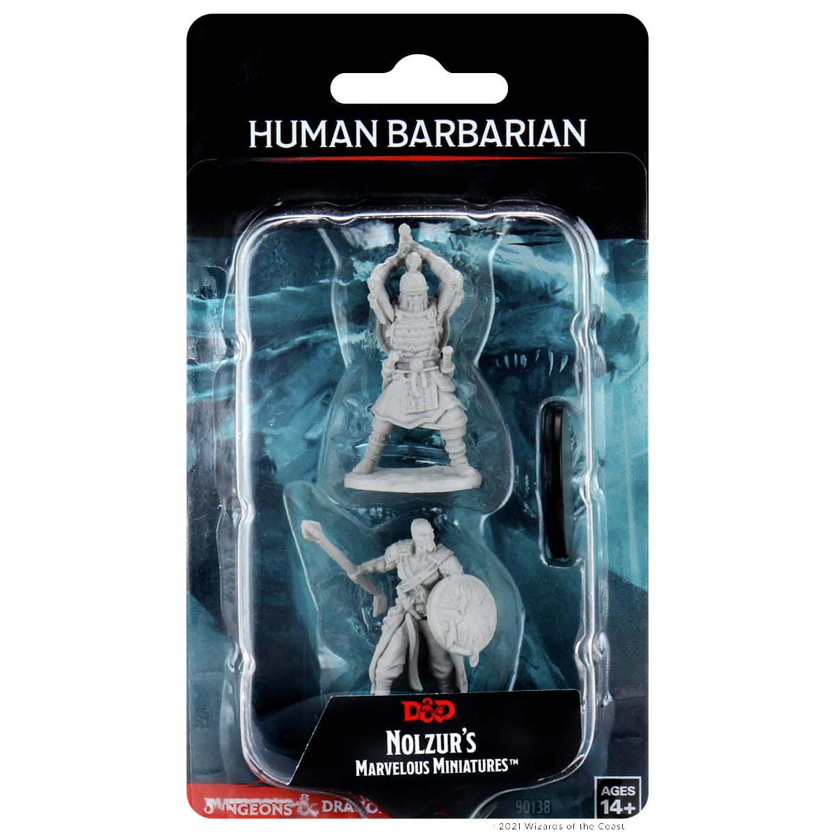 D&D NOLZUR'S MARVELOUS MINIATURES: HUMAN BARBARIAN MALE1