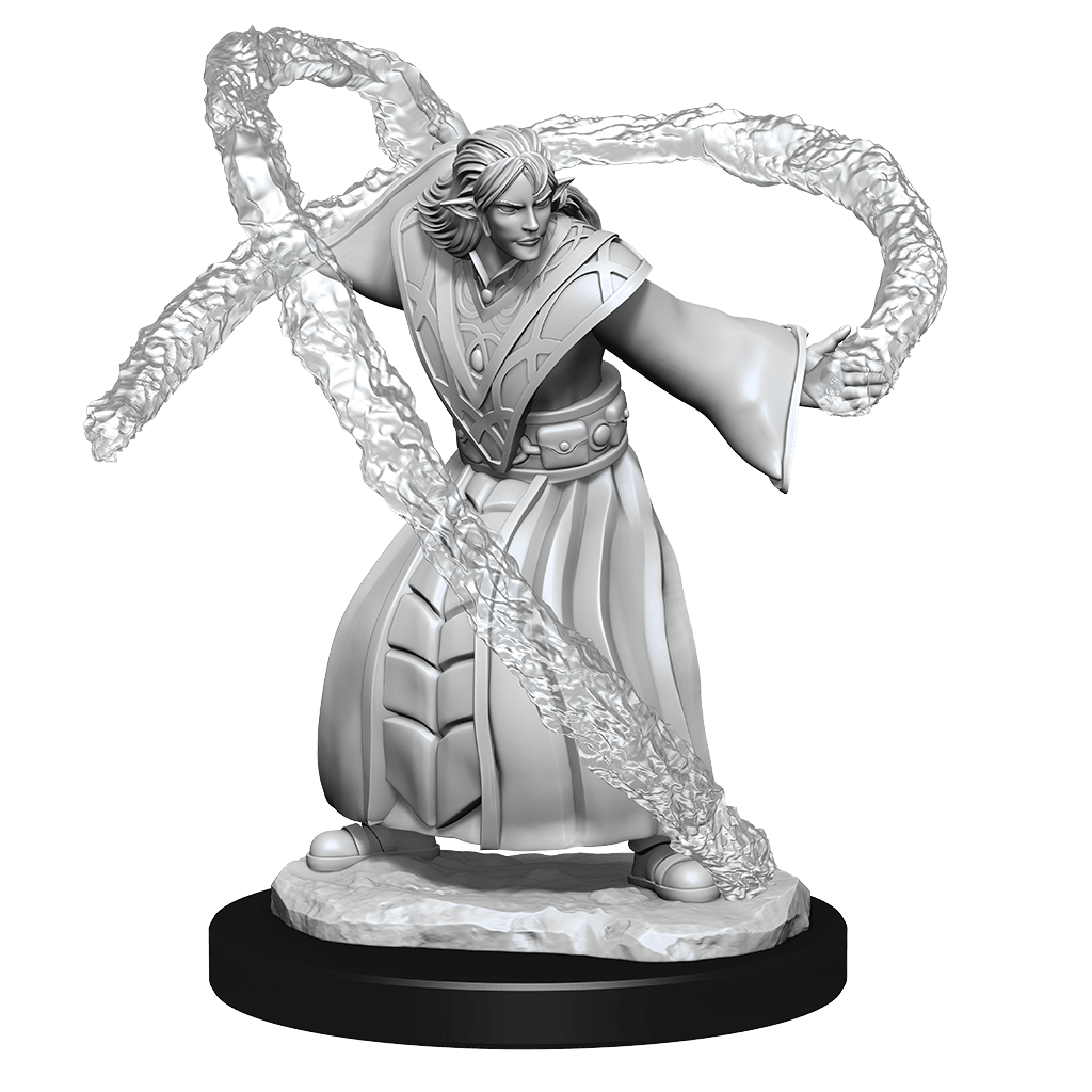 D&D NOLZUR'S MARVELOUS MINIATURES: ELF WIZARD MALE1