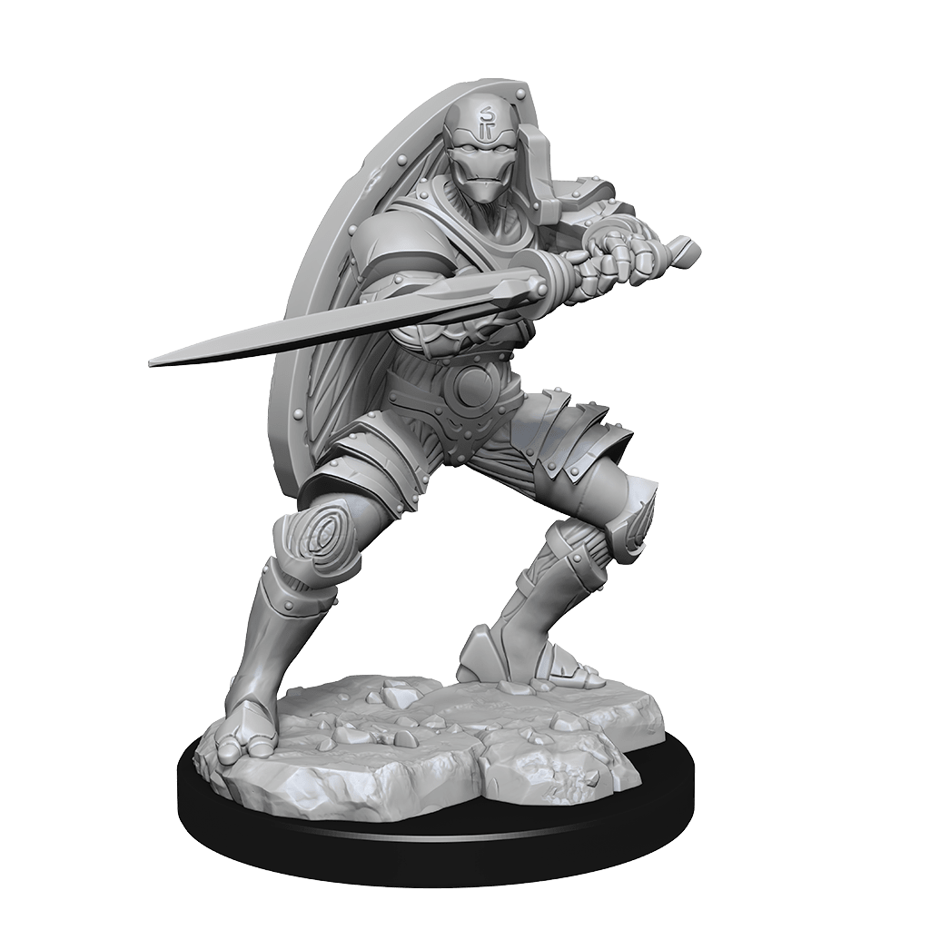 D&D NOLZUR'S MARVELOUS MINIATURES: WARFORGED FIGHTER MALE1