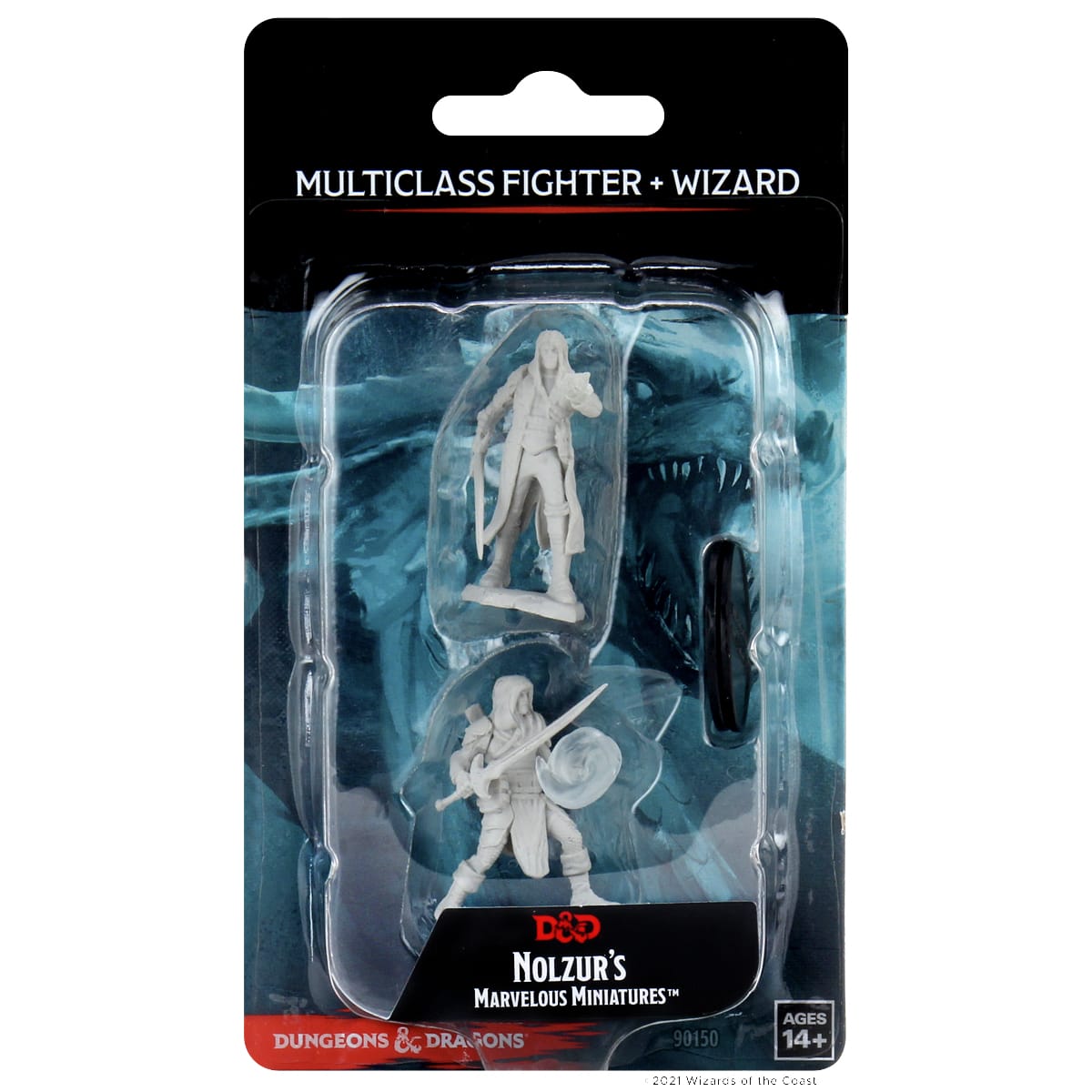 D&D NOLZUR'S MINIS: MULTICLASS FIGHTER + WIZARD MALE1