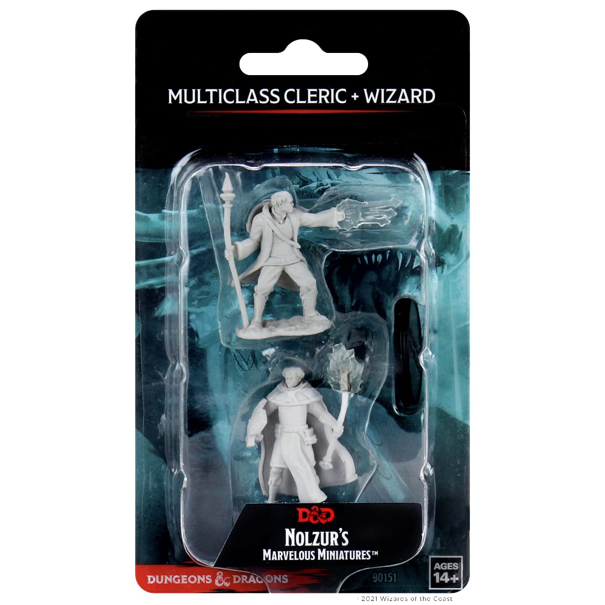 D&D NOLZUR'S MARVELOUS MINIATURES: MULTICLASS CLERIC + WIZARD MALE1