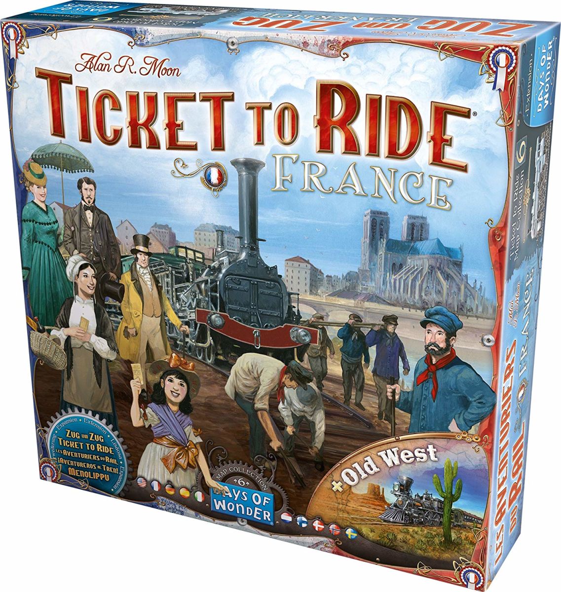 ¡AVENTUREROS AL TREN!: EXPANSION - FRANCIA (+ EL VIEJO OESTE) (ESPAÑOL/INGLES)1