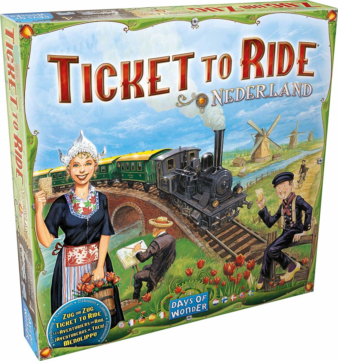 ¡AVENTUREROS AL TREN!: EXPANSION - PAISES BAJOS (ESPAÑOL/INGLES)1