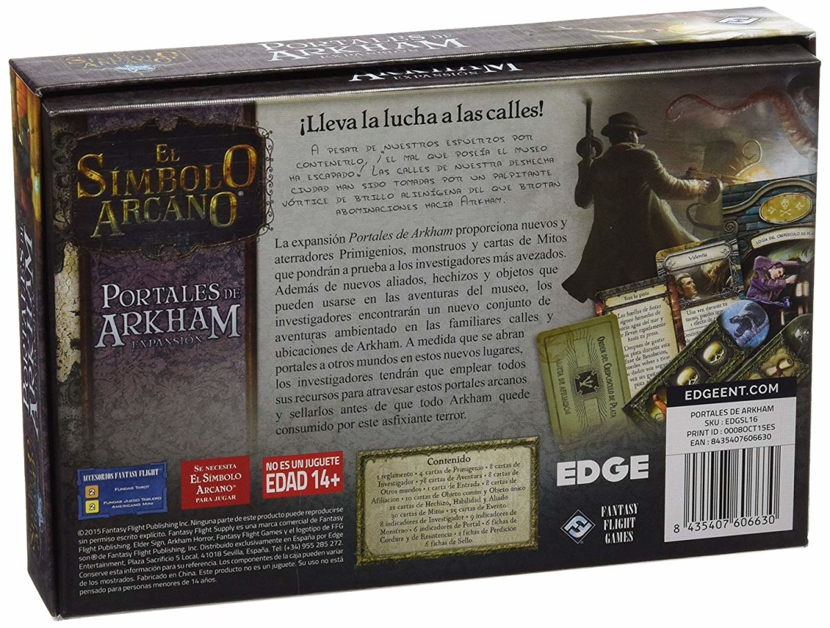 EL SIMBOLO ARCANO: PORTALES DE ARKHAM (ESPAÑOL)2