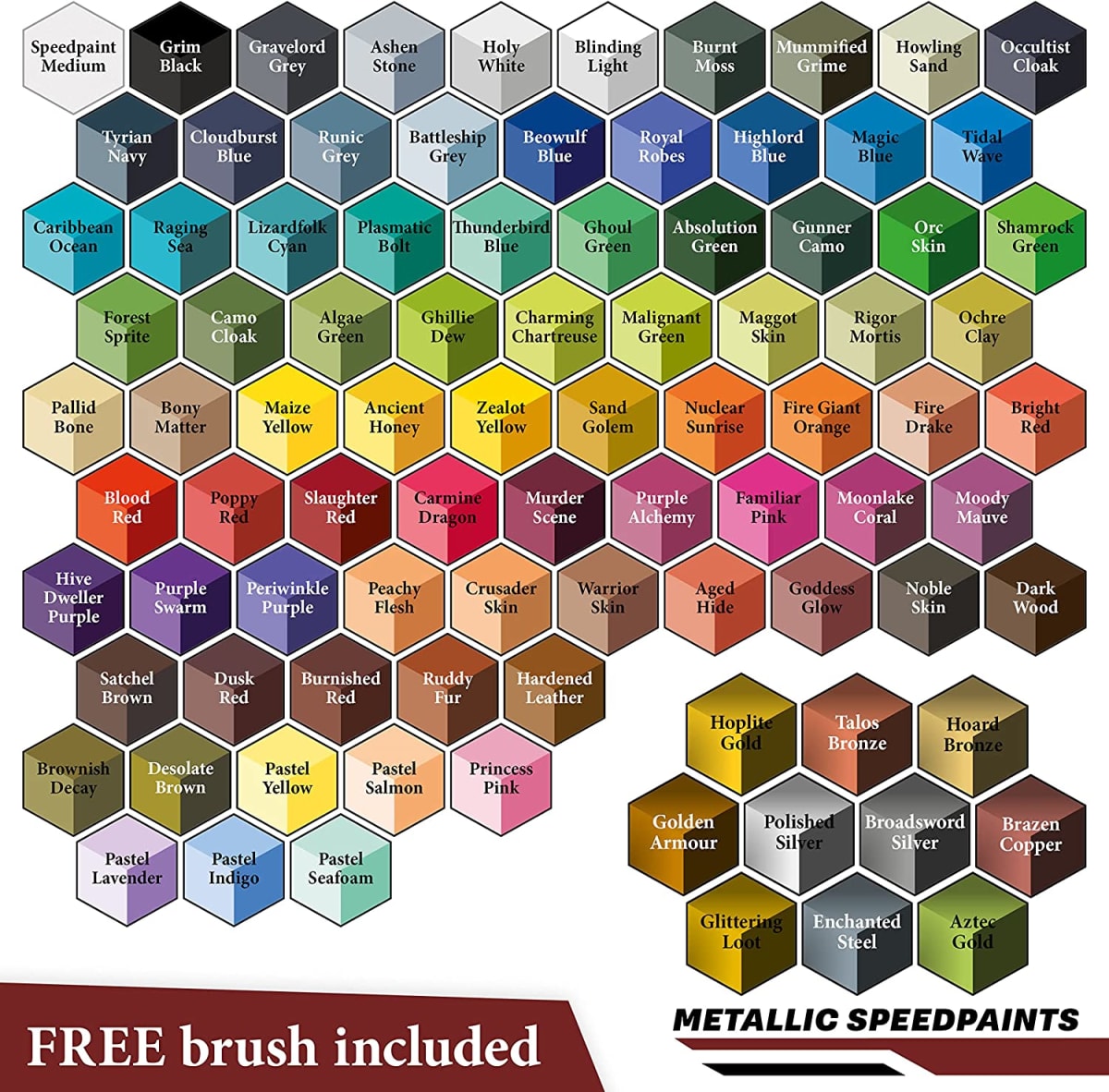 WARPAINT: SPEEDPAINT COMPLETE SET 2.0 (90  COLORS + 3 BRUSHES + MEDIUM3