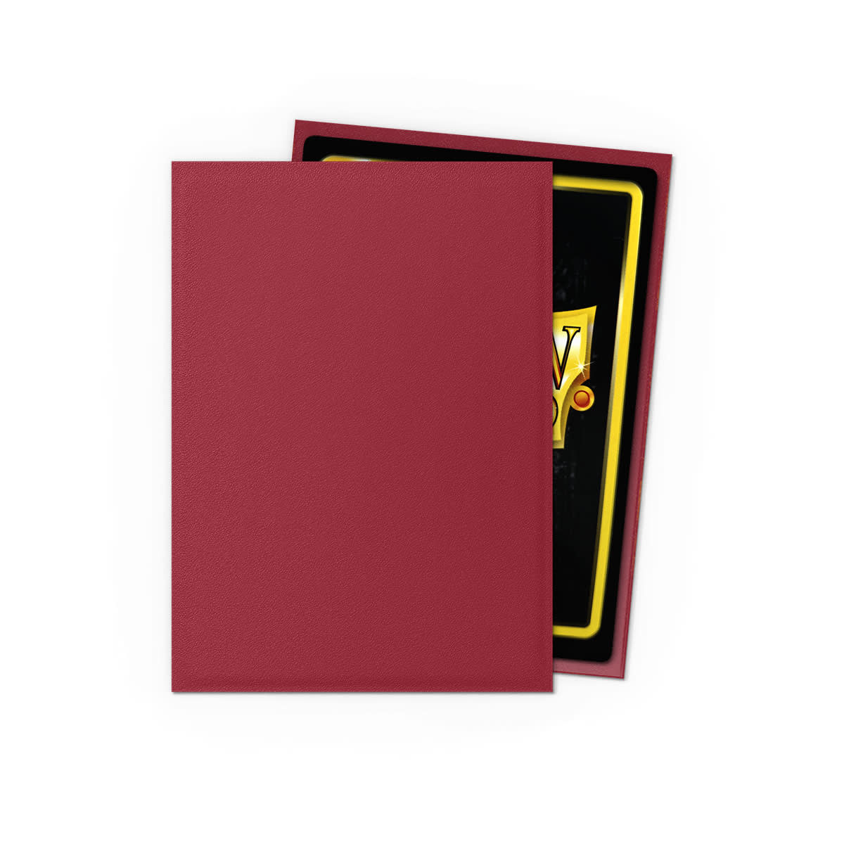 DRAGON SHIELD SLEEVES: STANDARD- MATTE NON-GLARE BLOOD RED (100 CT.)1