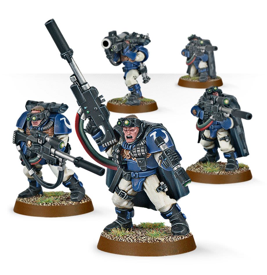 SPACE MARINE SCOUTS WITH SNIPER RIFLES1