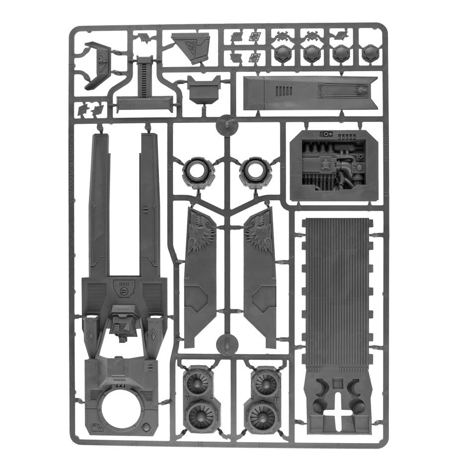 SPACE WOLVES STORMFANG GUNSHIP6