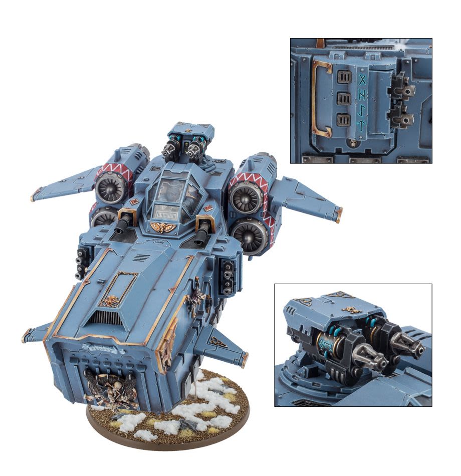 SPACE WOLVES STORMFANG GUNSHIP8