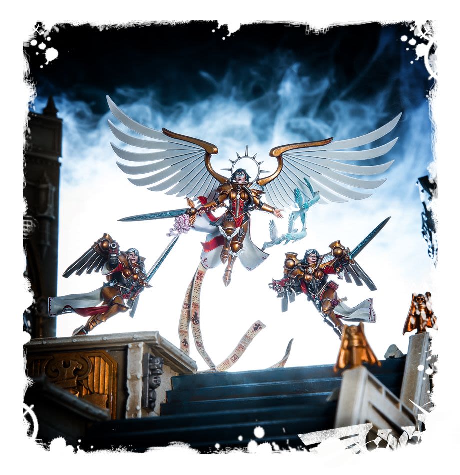 Warhammer 40,000 – Adepta Sororitas – Celestine The Living Saint – Figurine 120 G, Collection Adulte