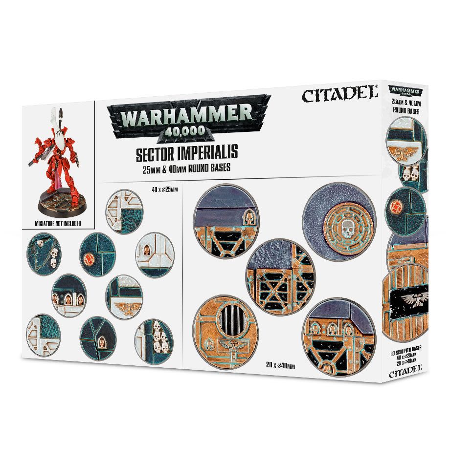 SECTOR IMPERIALIS: 25 & 40MM ROUND BASES4