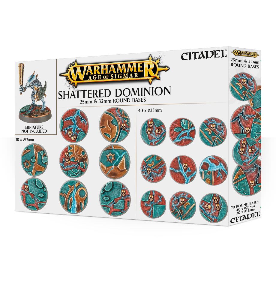 SHATTERED DOMINION: 25 & 32MM ROUND BASES4