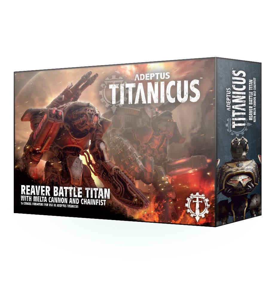 ADEPTUS TITANICUS: REAVER TITAN WITH MELTA CANNON & CHAINFIST10