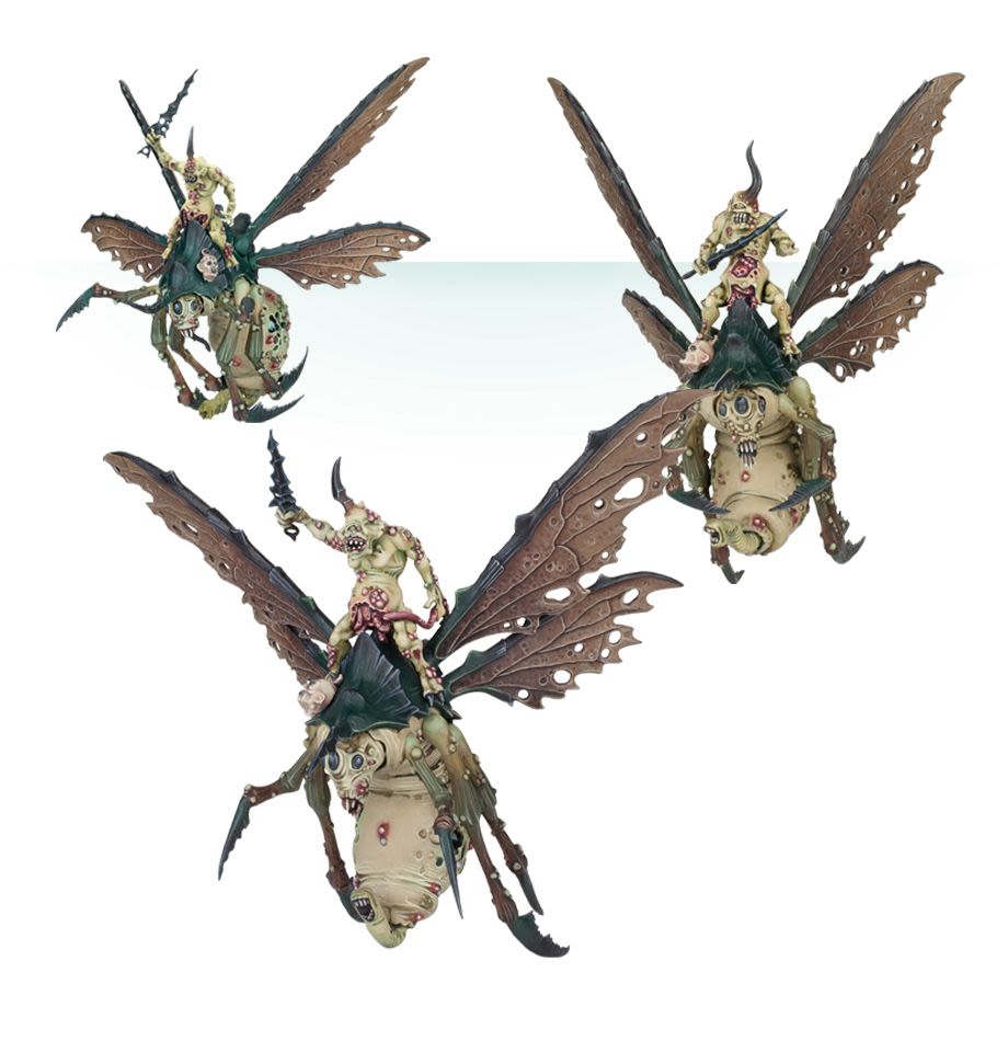 CHAOS DAEMONS PLAGUE DRONES OF NURGLE1