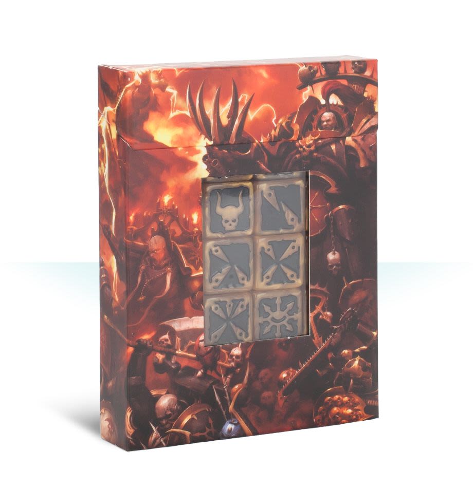 CHAOS SPACE MARINES DICE SET3