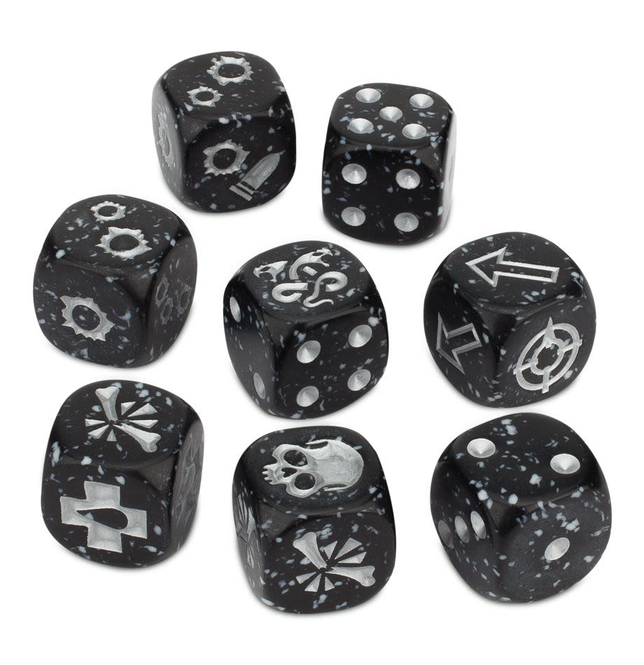 NECROMUNDA DELAQUE GANG DICE SET1