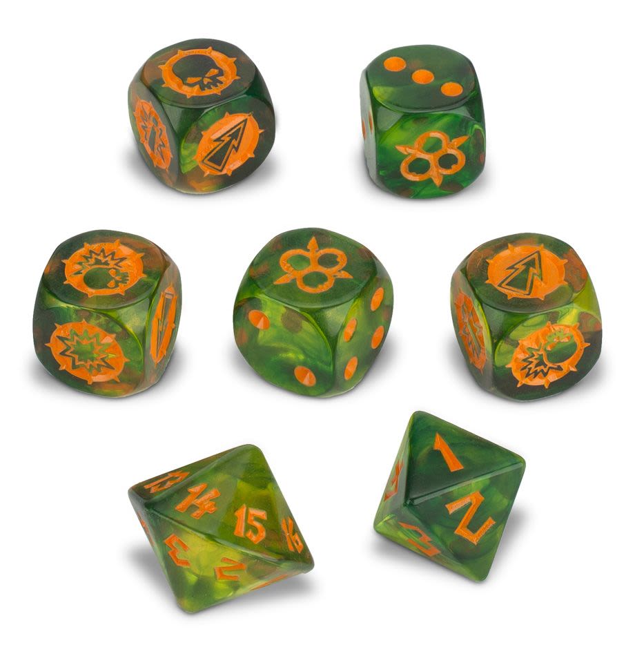 NURGLE'S ROTTERS BLOOD BOWL DICE1