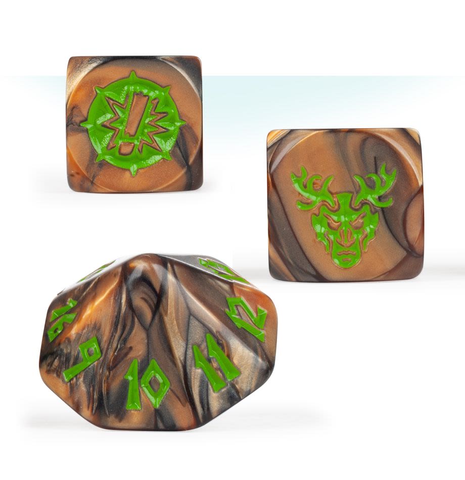 BLOOD BOWL: WOOD ELF TEAM DICE SET2
