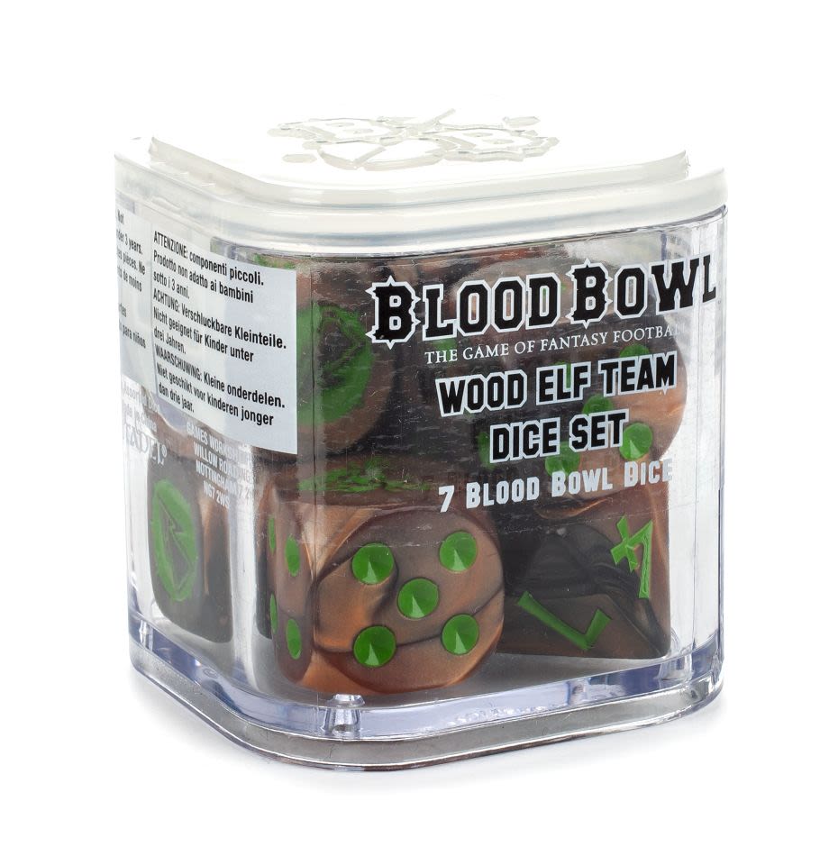 BLOOD BOWL: WOOD ELF TEAM DICE SET3
