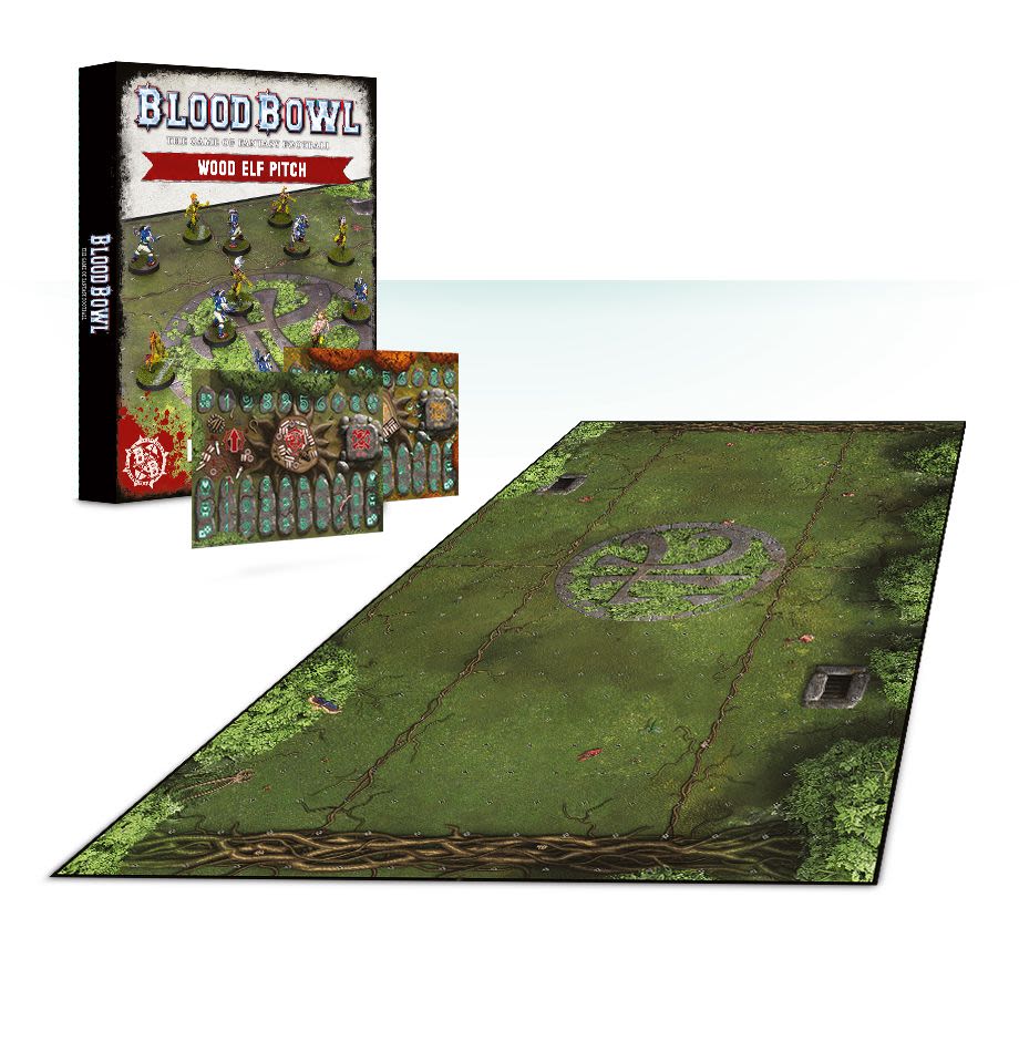 BLOOD BOWL: WOOD ELVES PITCH & DUGOUTS2