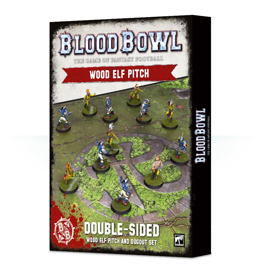 BLOOD BOWL: WOOD ELVES PITCH & DUGOUTS1