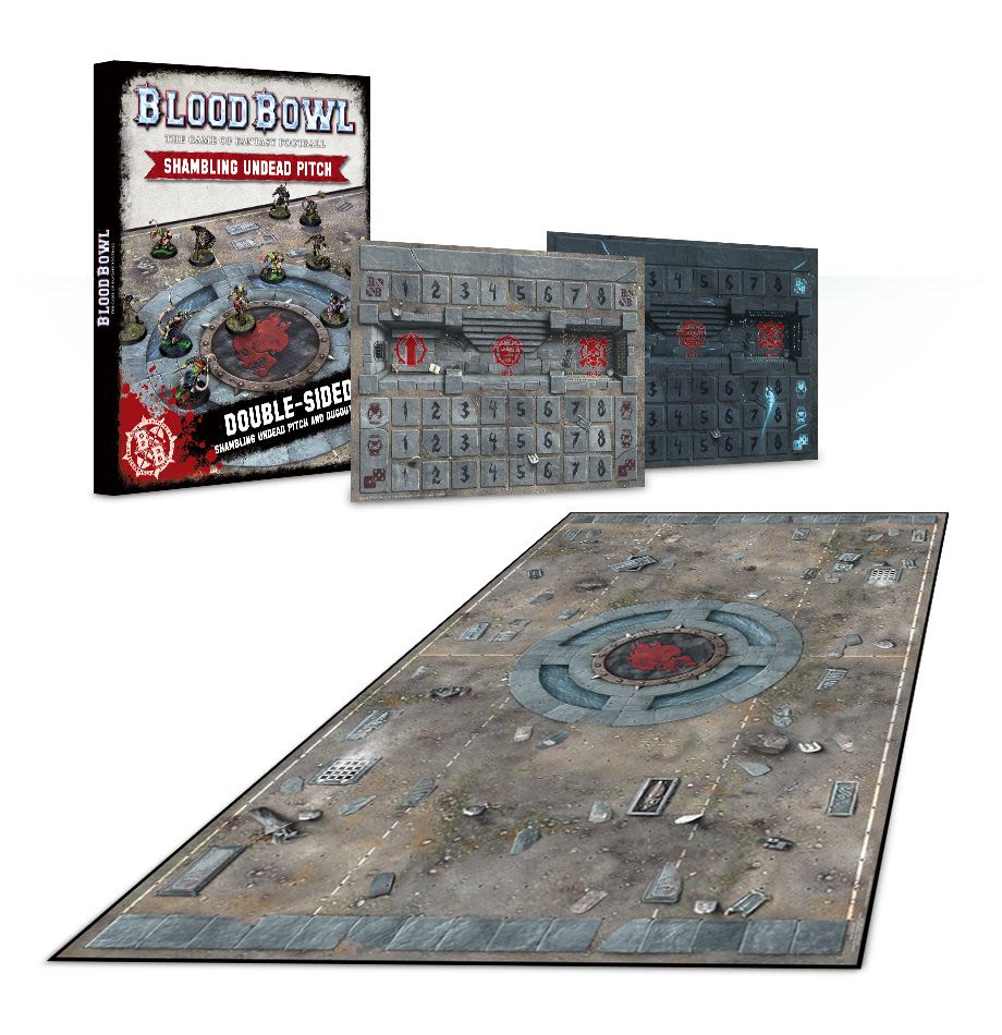 BLOOD BOWL SHAMBLING UNDEAD PITCH Wargaming.cl
