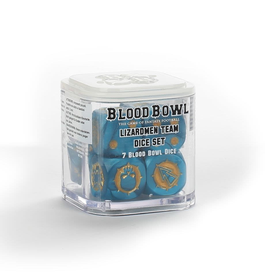 BLOOD BOWL: LIZARDMEN TEAM DICE SET3