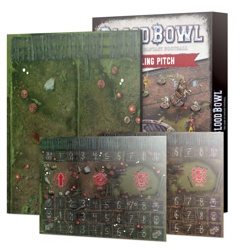 BLOOD BOWL SNOTLING TEAM PITCH & DUGOUTS1