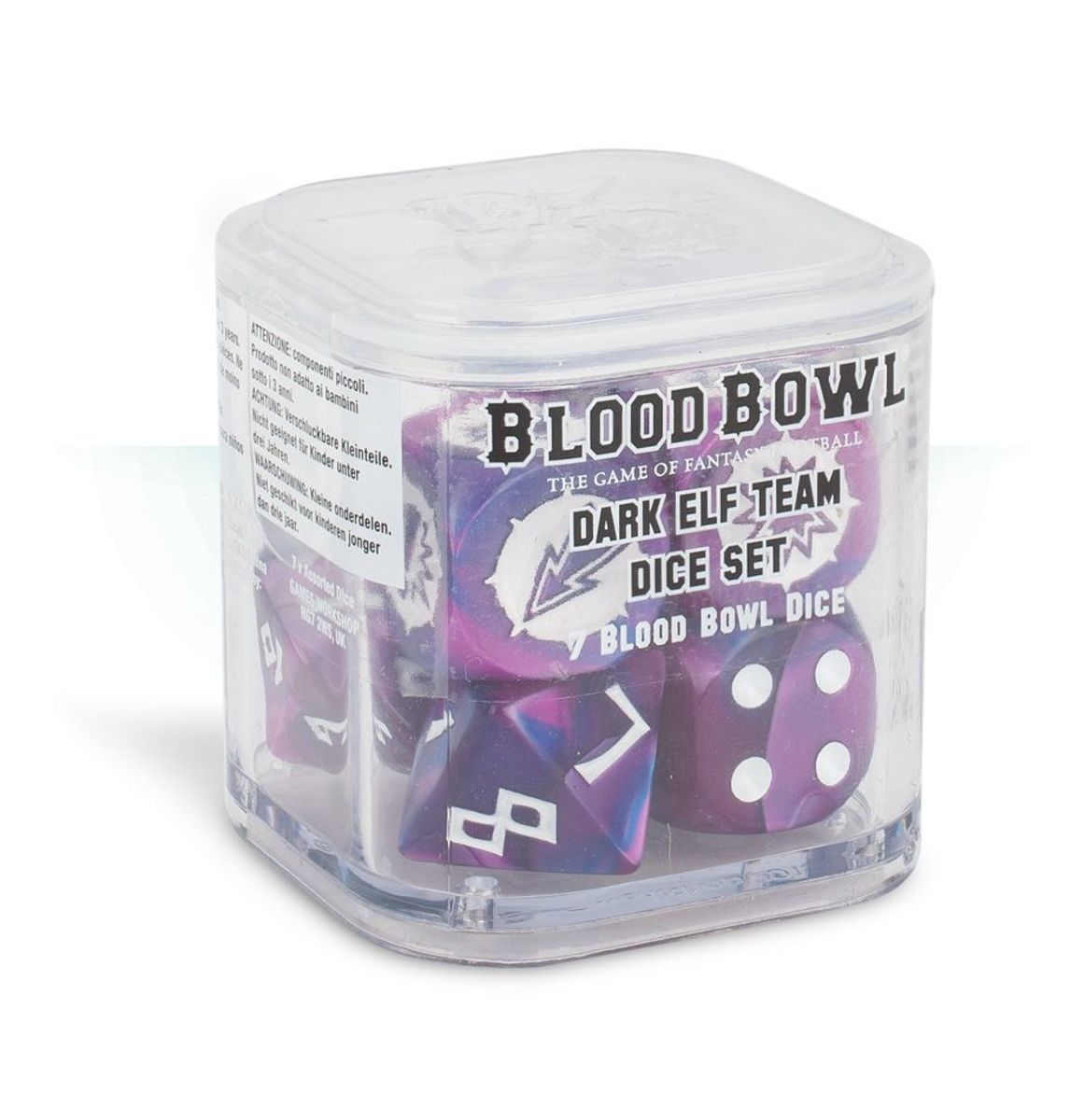 BLOOD BOWL: DARK ELF TEAM DICE SET4