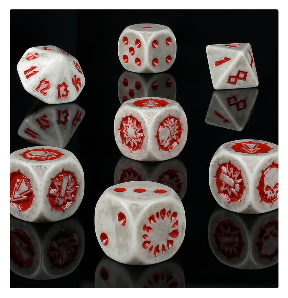 BLOOD BOWL: OGRE TEAM DICE SET2