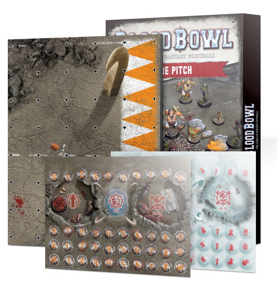BLOOD BOWL: OGRE TEAM PITCH & DUGOUTS1