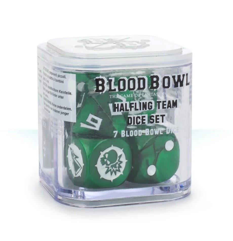 BLOOD BOWL HALFLING DICE SET4