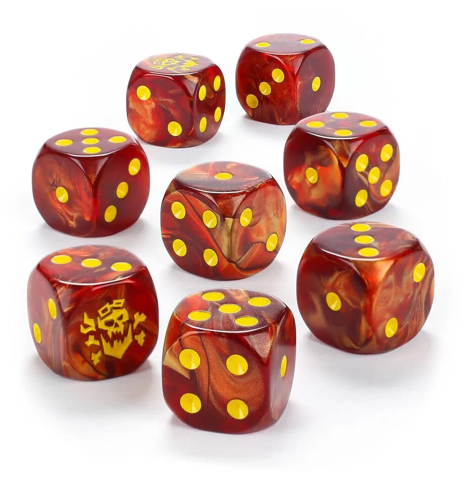 AERONAUTICA IMPERIALIS: ORK FLYBOYZ DICE SET1