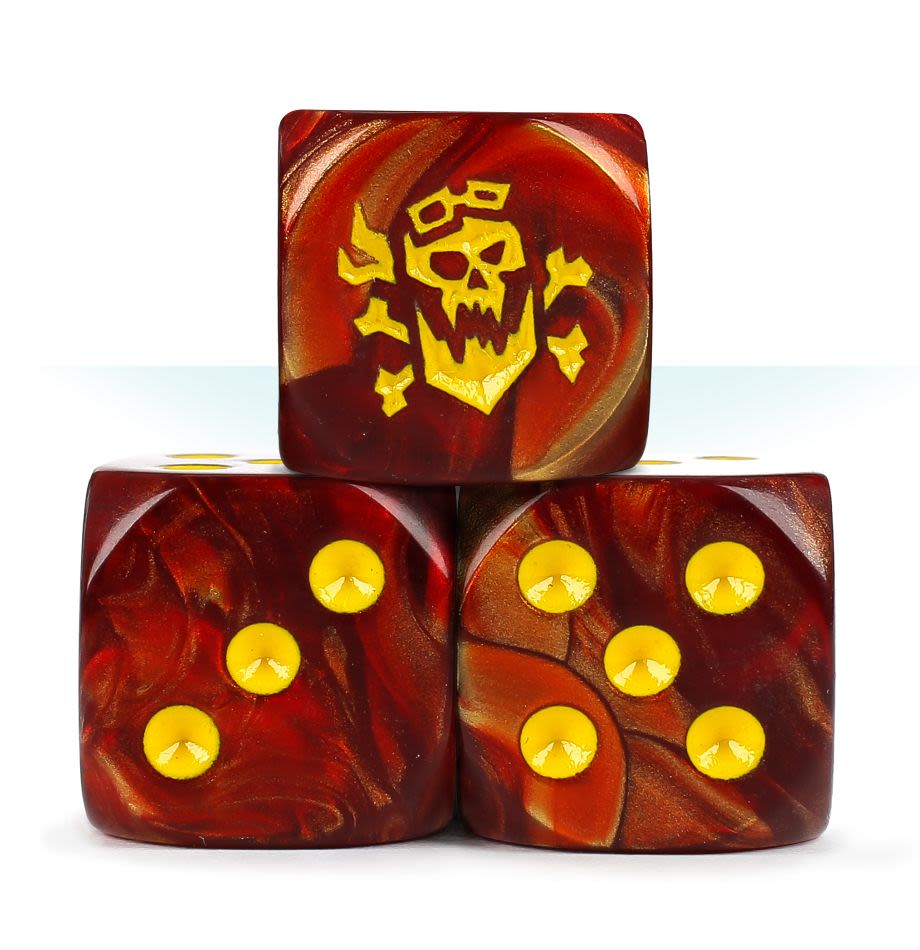 AERONAUTICA IMPERIALIS: ORK FLYBOYZ DICE SET2
