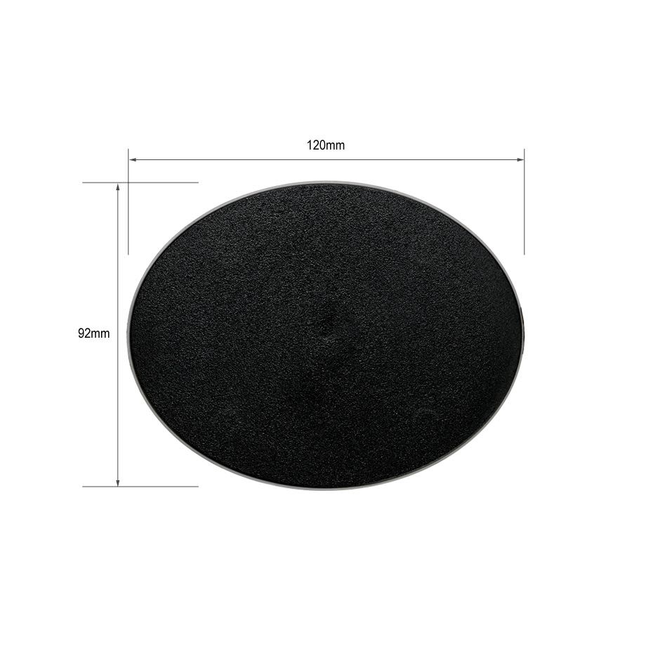 CITADEL MINIATURE BASES: 120X92MM OVAL BASE1