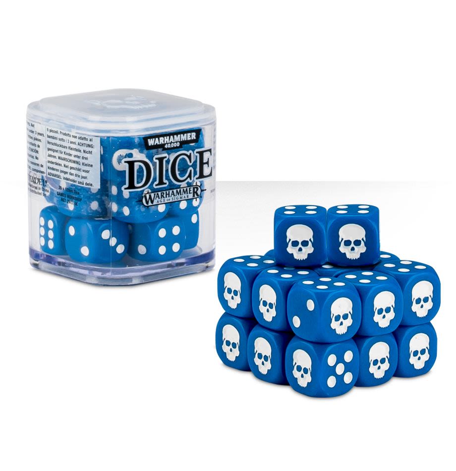 DICE CUBE-BLUE1